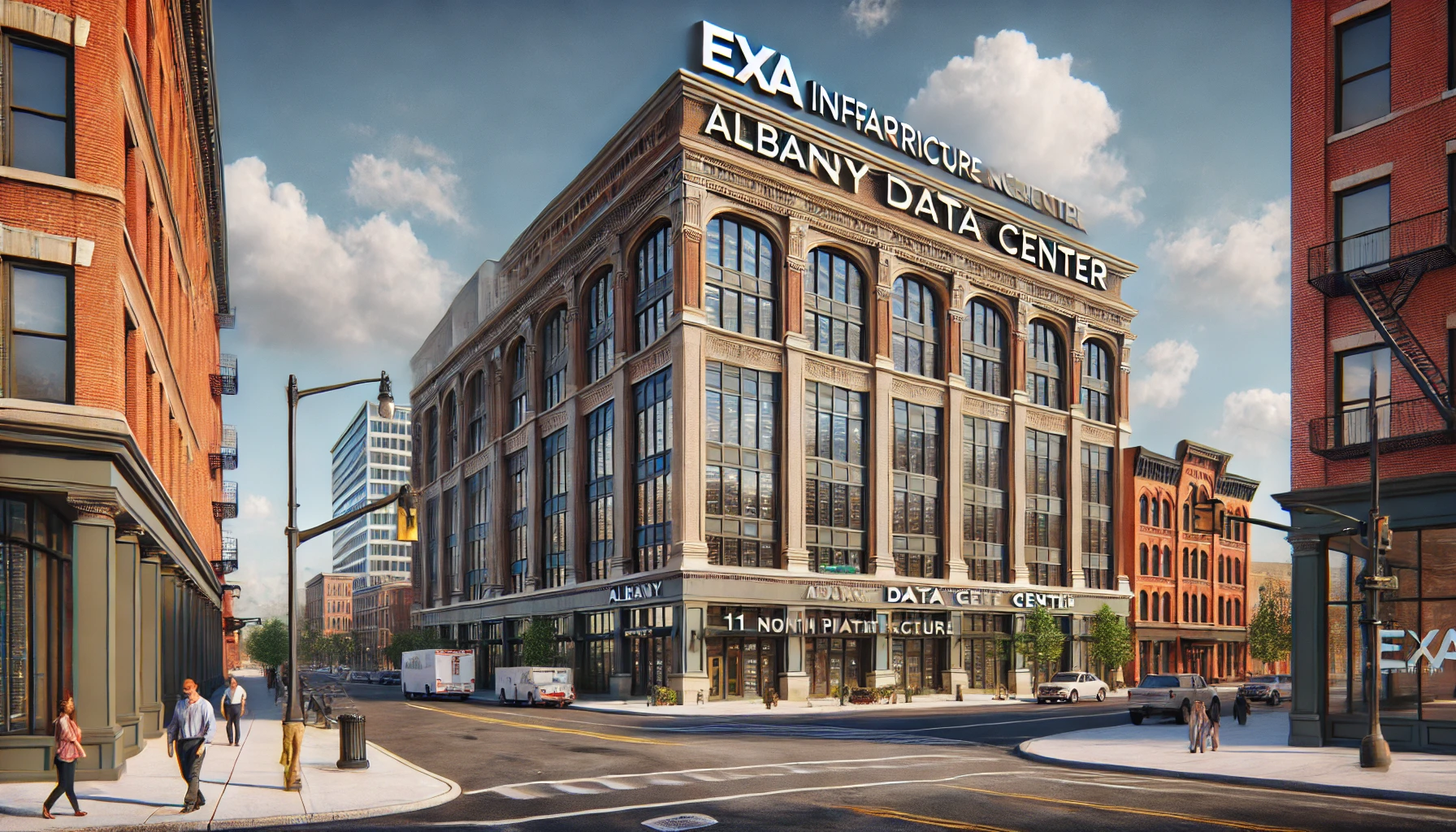 Albany Data Centers Exa Infrastructure - Инфраструктурный дата-центр EXA в Олбани — это надежный, независимый от операторов связи центр колокейшн, расположенный в самом сердце делового района Олбани. Этот объект, интегрированный в обширную ч