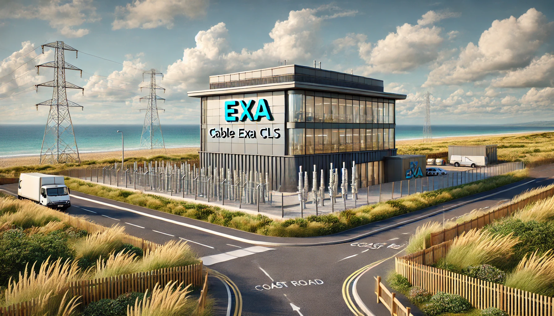 Brean CLS Data Centers Exa Infrastructure - Кабельная посадочная станция EXA Brean (EXA Brean CLS) расположена рядом с Брином, недалеко от Бернем-он-Си, Сомерсет, Англия, и служит критически важным подводным посадочным объектом для кабеля, соед