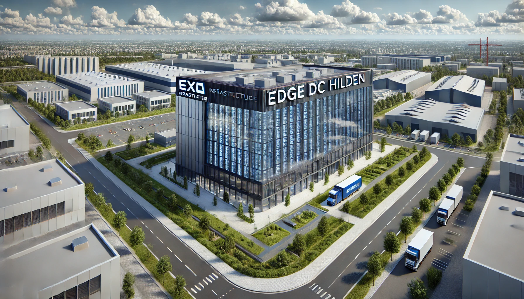 Edge DC Hilden Data Centers Exa Infrastructure - Центр обработки данных EXA Edge DC в Хильдене расположен по адресу 101Эллерштрассе, Хильден (недалеко от Дюссельдорфа), Германия, и управляется EXA Infrastructure, ведущим поставщиком цифровой инфраст